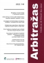 2022-VIII žurnalo numeris: Arbitražas. Teorija ir praktika